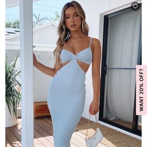 White fox boutique dress